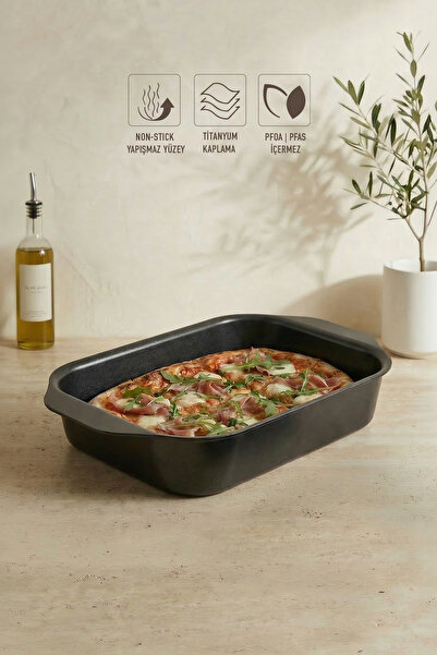 Gigilli صينية فرن مستطيلة من فين دايموند مقاس 35×25 سم