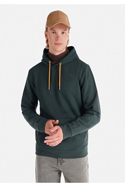 Colin's Regular Fit Kapüşonlu Erkek Yeşil Sweatshirt