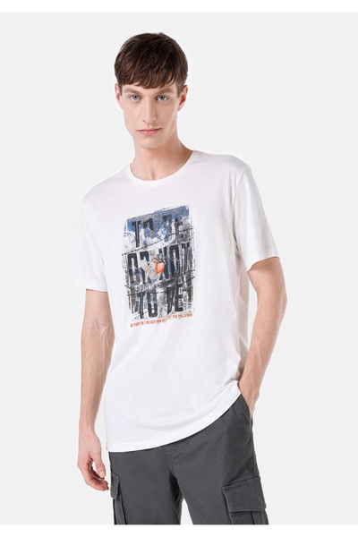 Colin's Beyaz Erkek Tshirt K.kol