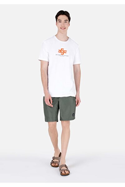 Colin's Мъжки зелени бански шорти Slim Fit