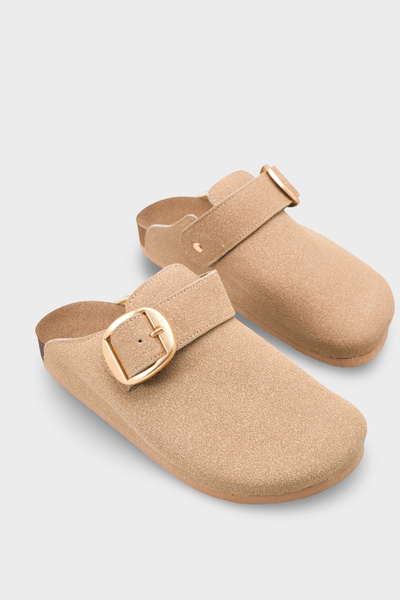 Capone Outfitters Papuci de interior pentru femei Maurita cu cataramă