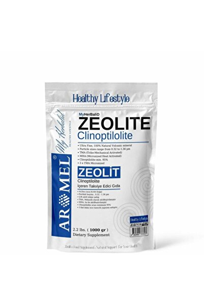Aromel Zeolit Tozu 1 Kg | 1 mikron Ultra Fine | Mikronize Aktif Zeolit, Clino...