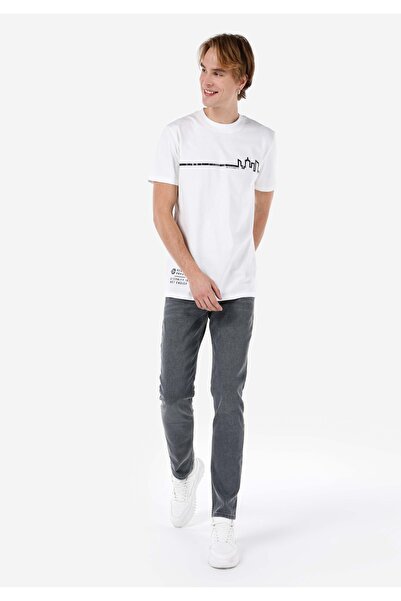 Colin's Мъжки индигови дънки с права кройка