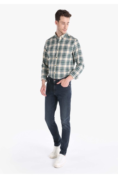 Colin's Slim Fit Düşük Bel Dar Paça Erkek Siyah Jean Pantolon