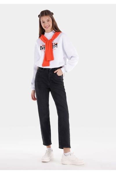 Colin's Slim Fit Mid Waist Shrink Leg Γυναικείο τζιν παντελόνι