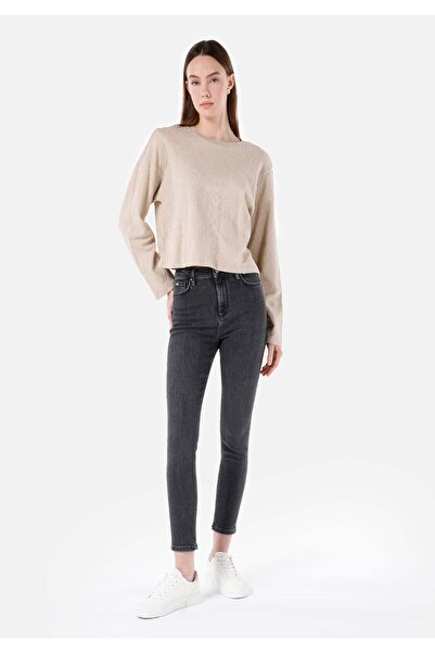 Colin's Skinny Fit, talie înaltă, pantaloni negri pentru femei