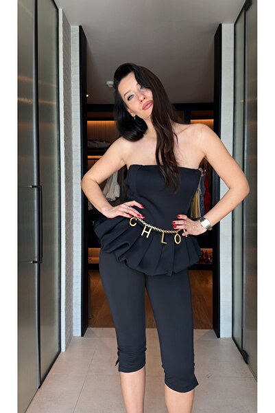 La Sarta Черен бюстие Crush