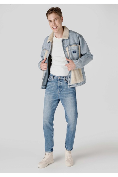 Colin's Ανδρικό τζιν παντελόνι με κανονικό κωνικό σχήμα στη μέση