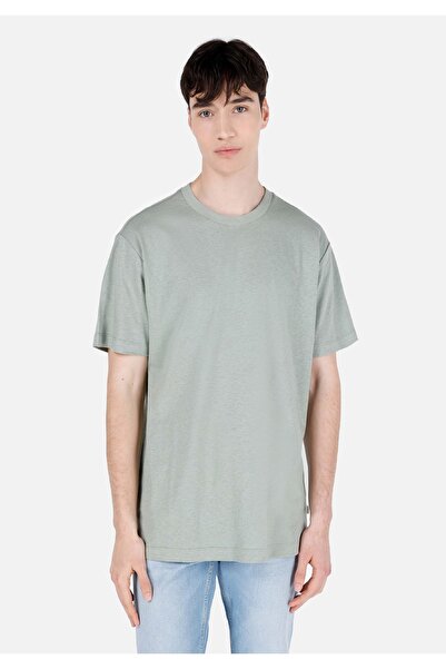 Colin's Πράσινο ανδρικό κοντομάνικο μπλουζάκι με λαιμόκοψη - κανονική εφαρμογή