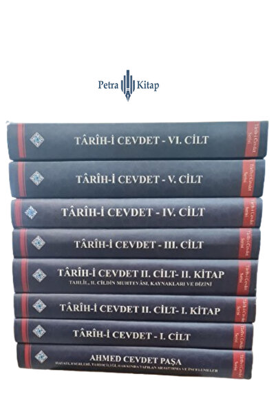 Türk Tarih Kurumu Yayınları Tarih-i Cevdet 6 cilt takım (8 kitap) ciltli