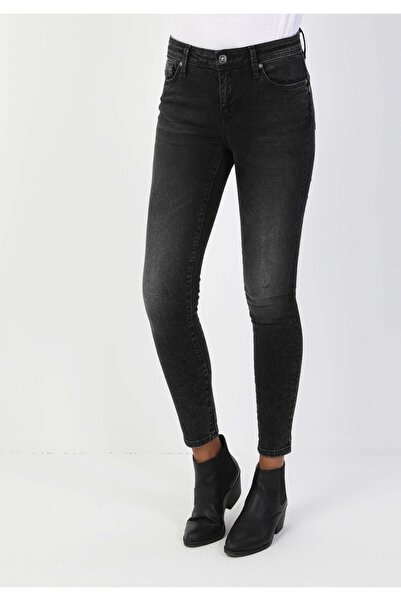 Colin's Σούπερ Σλιμ Φιτ Μεσαία Μέση Στενές Πατούσες Γυναικείο Γκρι Τζιν Παντε...