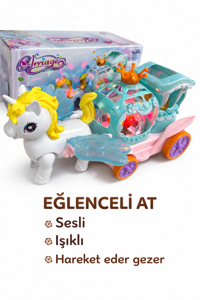 DİĞER1111 Sesli Işıklı Koşan At