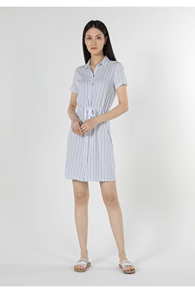 Colin's Regular Fit Women's Blue Dress