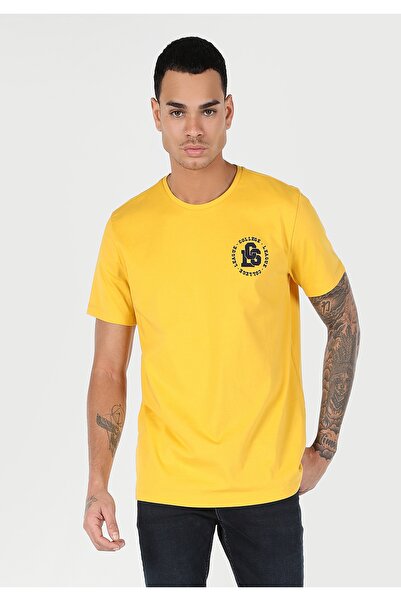 Colin's Tricou cu mânecă scurtă Sari pentru bărbați, cu gât rotund, cu croial...