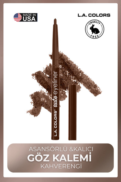 L.A Colors Automatic Eyeliner Pencil - Long-Lasting, Smudge-Proof, Lift-Resis...