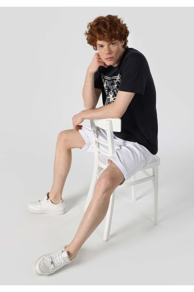 Colin's Ανδρικό μπλουζάκι Navy Blue - Μανίκια