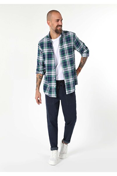 Colin's Мъжка риза с дълъг ръкав, карирана, стандартна кройка