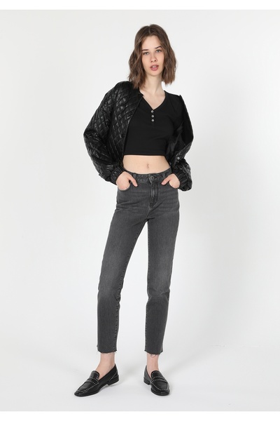 Colin's Slim Fit Γυναικείο τζιν παντελόνι με ίσιο πόδι στη μέση