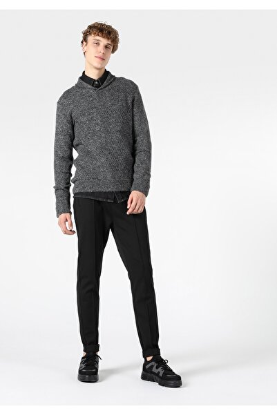 Colin's Regular Fit Sal Collar Men's Gray Sweater