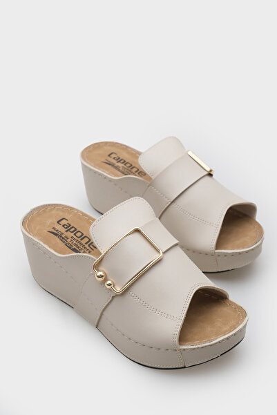 Capone Outfitters Papuci de mama cu toc pană, anatomici, moi, confortabili