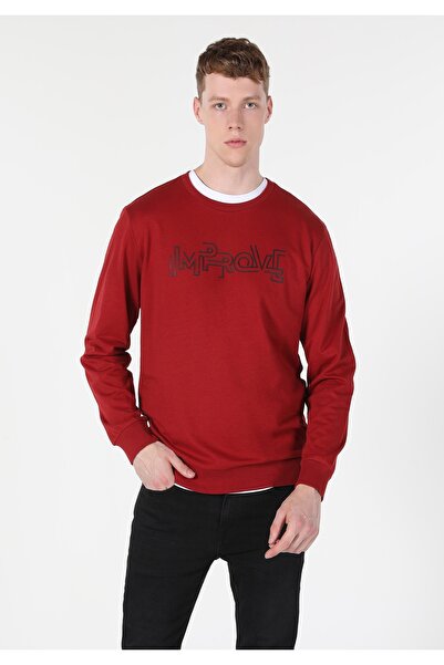 Colin's Регулярний крій Чоловічий червоний світшот