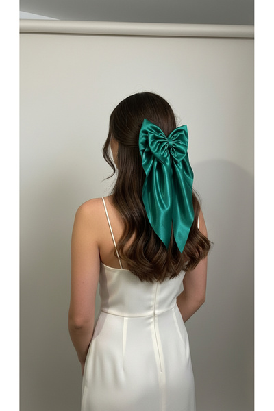 WhiteArt مشبك فيونكة طويل الحجم أوتوماتيكي رائع ذو طابقين