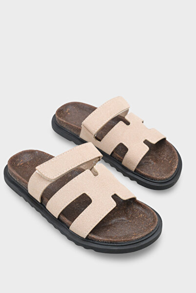 Capone Outfitters Alicia Flat Heeled Velcro Comfort Γυναικεία Παντόφλες