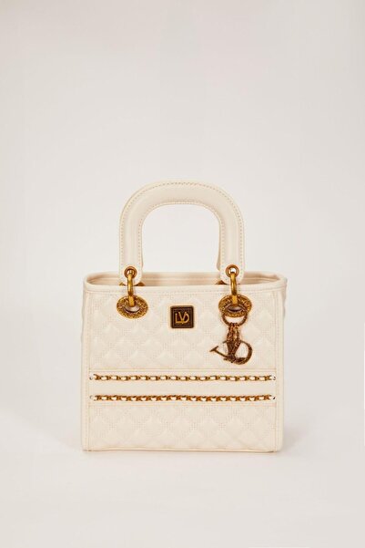 EG STYLE Levidor krem Kadın El Çantası