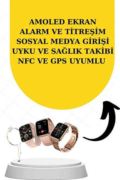 Kanonik Education ساعة ذكية بشاشة Amoled مع سوار معصم وسماعات بلوتوث لاسلكية ...