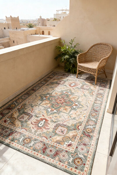 Najm Bayt سجادة قابل للغسل في الغسالة - سجادة مانع للانزلاق لغرف المعيشة والن...