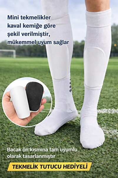 Tayzon Професійні міні-футбольні щитки – з подарунком у вигляді тримача для щ...