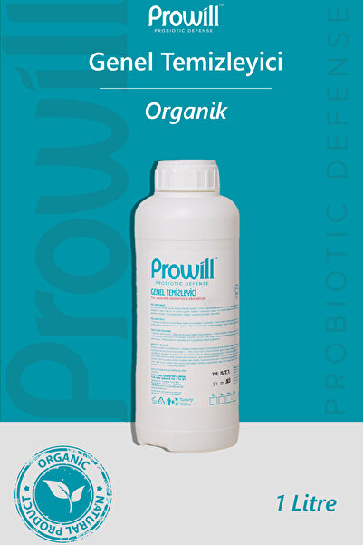 PROWİLL Endüstriyel Genel Temizleyici 1 L | Organik, Doğal Temizlik