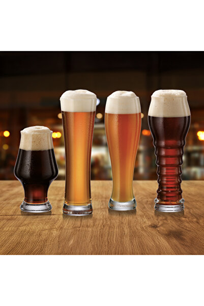 MAISON FORINE Set of 4 mixed craft beer glasses, Craft II