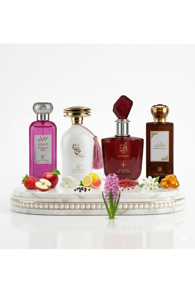 Arabic Set 4 Parfumuri Arabesti De Dama 100ML - Mousuff Pink + Alyia + Anaya ...