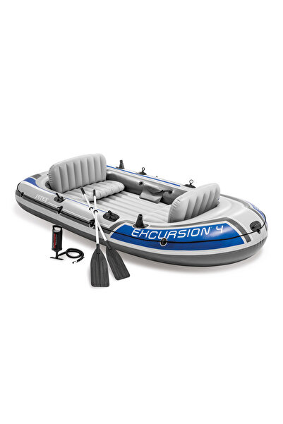 Intex Şişme Bot Seti - - Excursion 4 - 315cm - 4 Kişilik (68324)