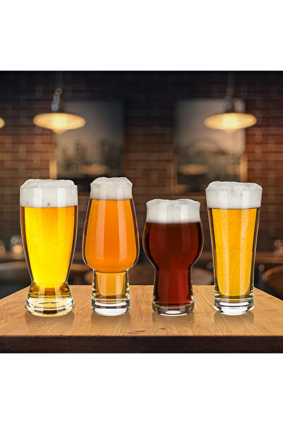 MAISON FORINE Set of 4 mixed craft beer glasses, Craft I