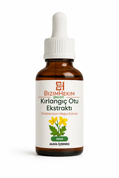 BİZİMHEKİM ŞİFA EVİ Kırlangıç Otu Ekstraktı 50 ml