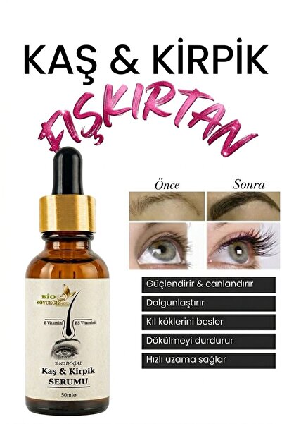 BİO KÖYCEĞİZDEN SOFRANIZA Kadın & Erkek Kaş & Kirpik Çıkarmaya Yardımcı Serum...