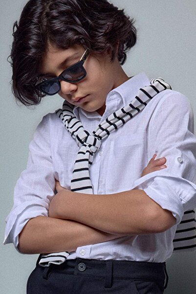 DeFacto Round Colorful Plastic Frame Black Glass Polarized Sunglasses Boy Chi...