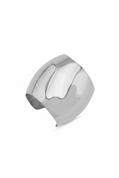 LİNYA JEWELLERY Jeni Büyük Kıkırdak Küpe Gümüş