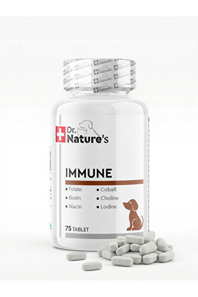 Dr. Nature's Köpek Multivitamin Immune 75 Tablet – Günlük Bağışıklık ve Vitam...