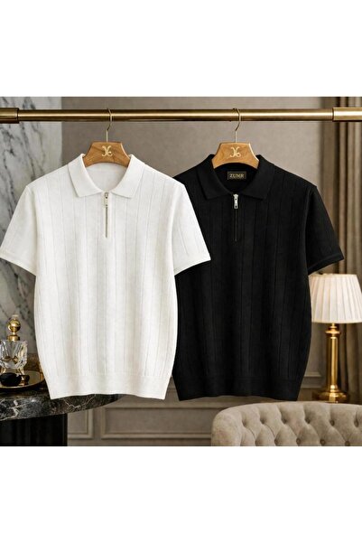 Lufian 2 li avantajlı set erkek yazlık kısa kollu premıum kalıte triko tişört