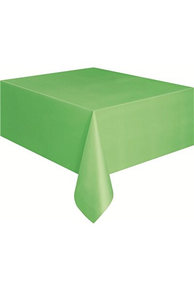 partidolu Plastic Party Tablecloth Green Color 274 Cm.