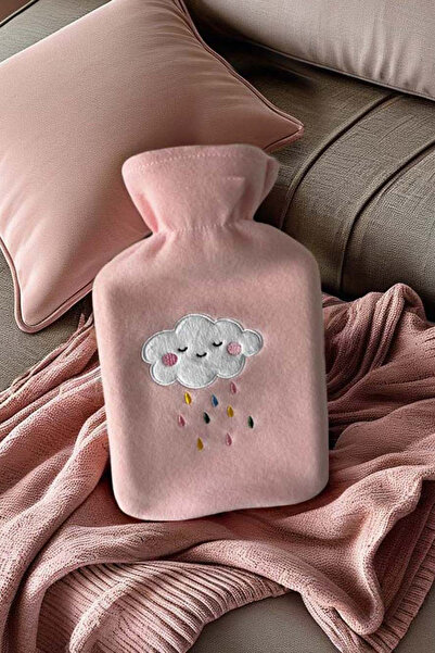 Eq deco Sıcak Su Torbası Polarlı Bulut Desenli Yumuşak Termoterapi Ürünü
