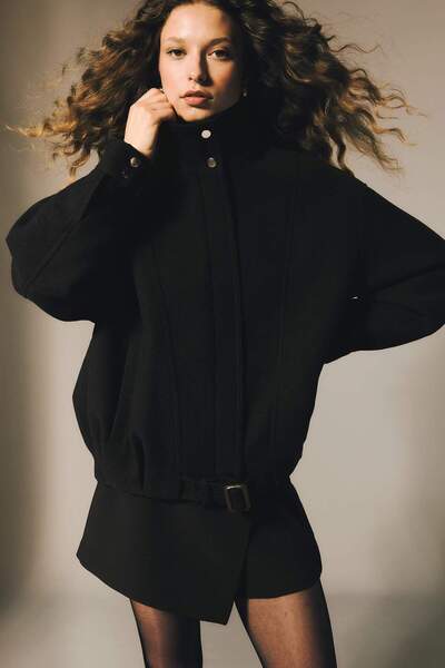 DeFacto Jachetă cu croială normală, guler tip Cachetă, G7387AX26SP