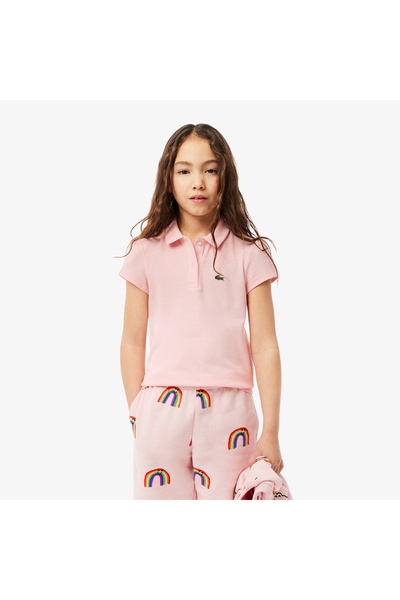 Lacoste Kız Çocuk Pembe Polo