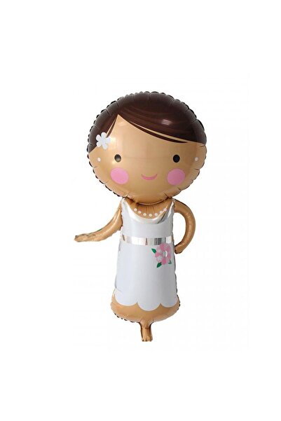 partidolu بالون فويل على شكل زفاف سوبر شيب 86 × 45 سم 1 قطعة عروس