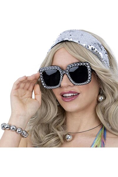 partidolu نظارات الحفلات الرجعية بمظهر حجر الألماس من السبعينيات والثمانينيات...