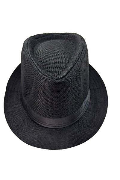 partidolu Pălărie Fedora din țesătură neagră, pentru spectacol, Michael Jacks...