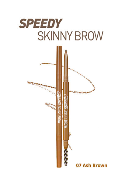 PERIPERA قلم حواجب ذو طرف رفيع للغاية ذو مظهر طبيعي PERIPERA Speedy Skinny Br...